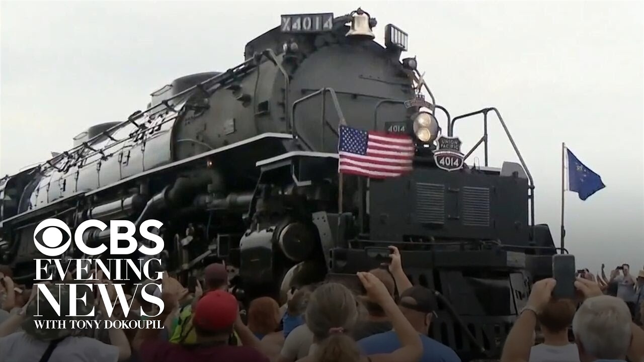 Union Pacific Big Boy, the largest, most powerful steam locomotive in the world, tours the U.S.