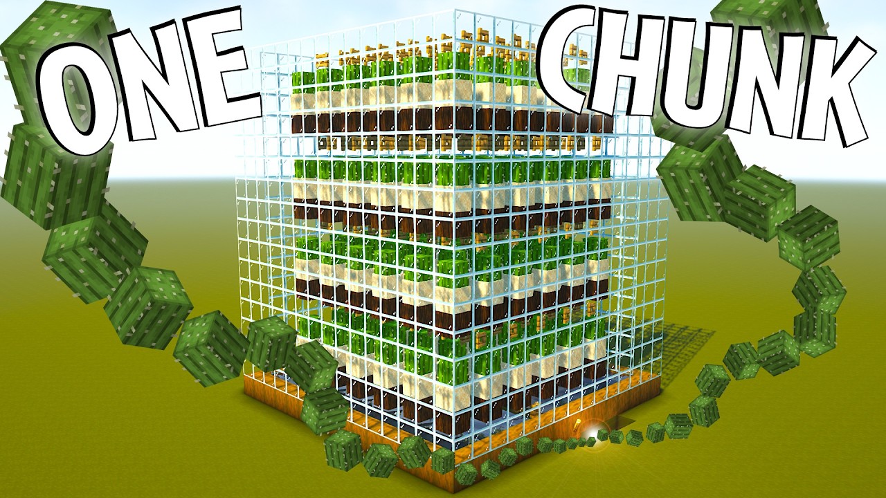 Minecraft 1.21.5 только что сделал эту бесконечную ферму кактусов Minecraft ЕЩЕ бесконечной!
