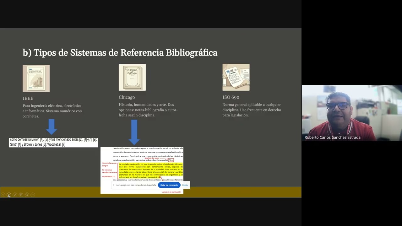 SISTEMAS DE REFERENCIA BIBLIOGRÁFICA