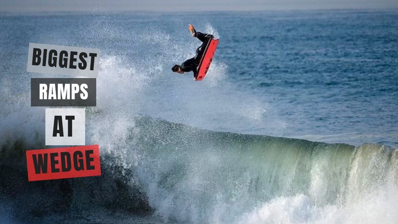 MY BIGGEST RAMPS BODYBOARDING NEWPORT WEDGE