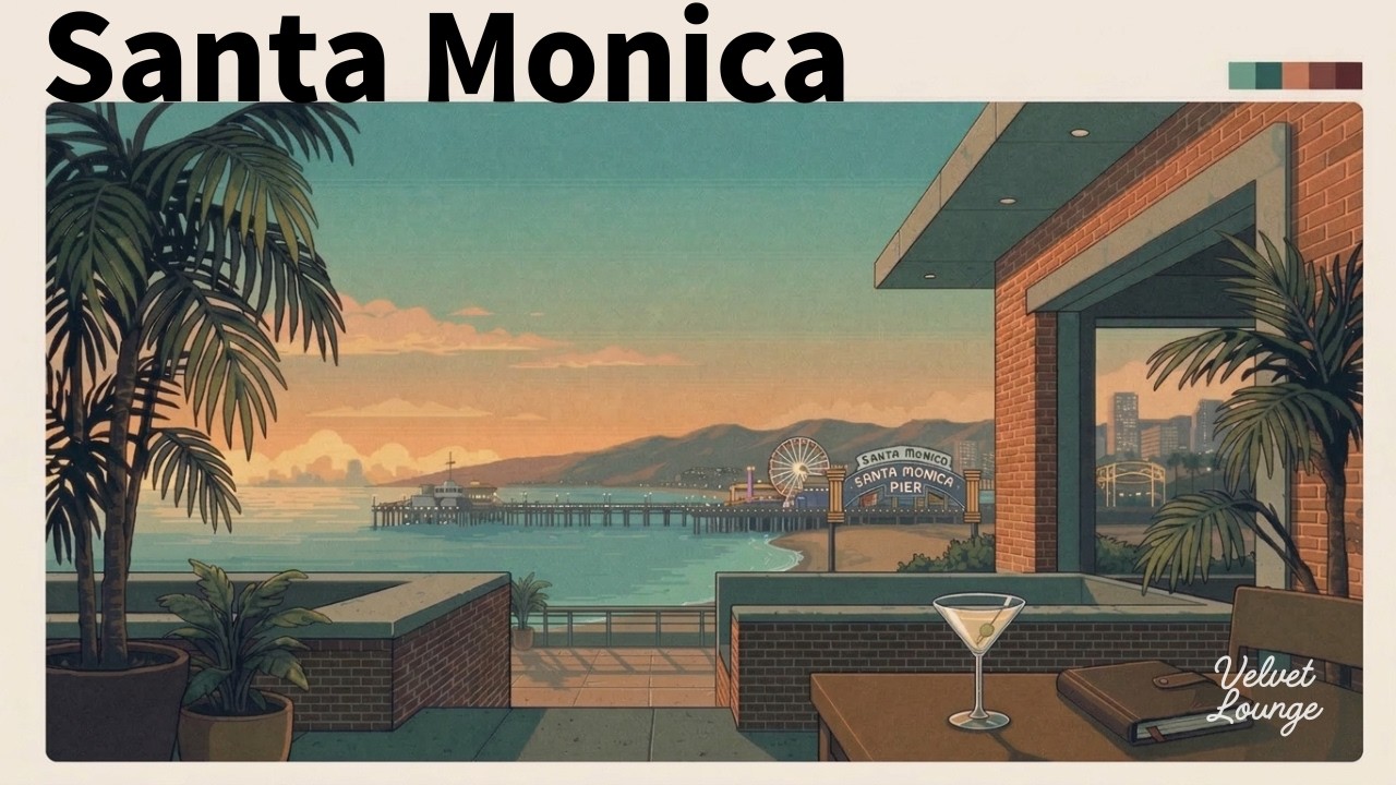 Santa Monica | Jazz House Mix | BOLDEN, BERLIOZ Set | Golden Hour Grooves & Coastal Chill