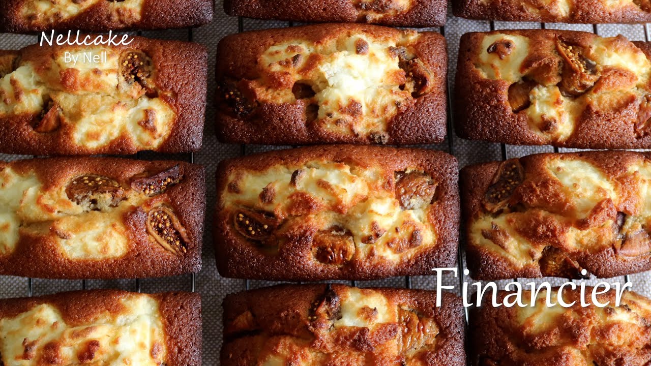 최고의 베이킹 레시피 무화과 크림치즈 휘낭시에/ Fig Cream Cheese Financier Recipe