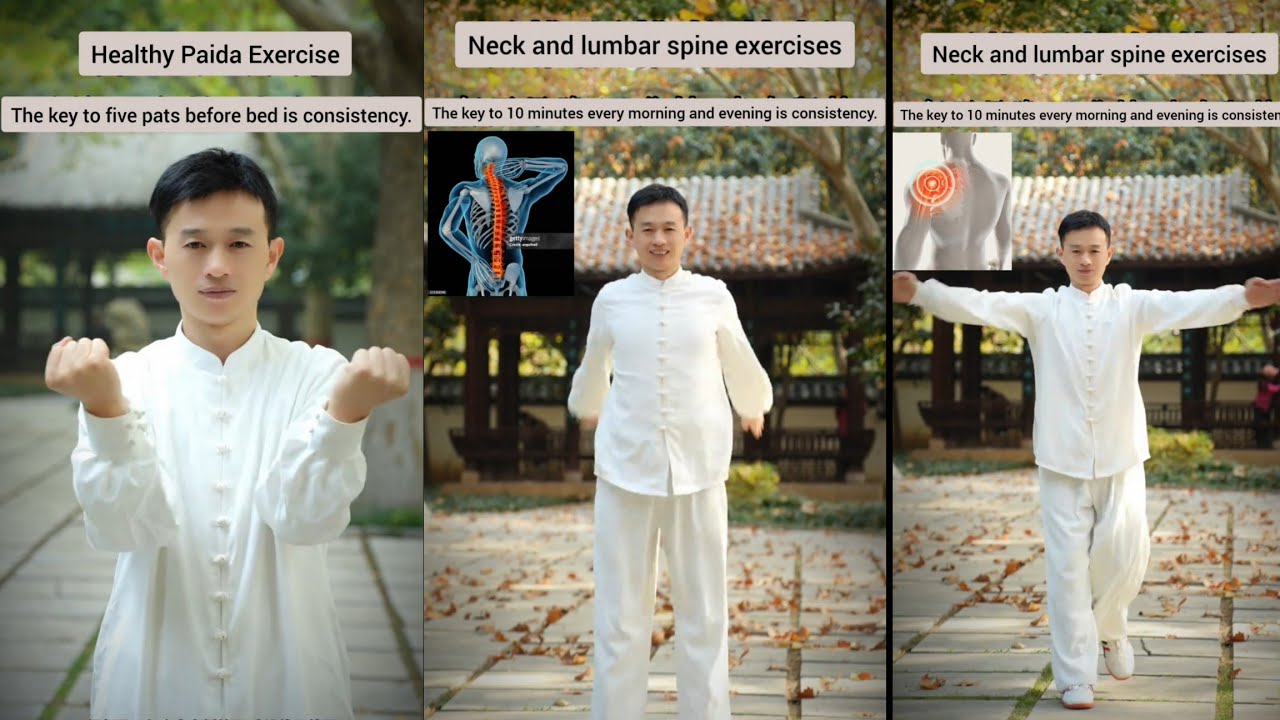 Healthy Paida Exercise for Better Blood Flow & Relaxation#qigong#paida#spineexercise#neckpainrelief