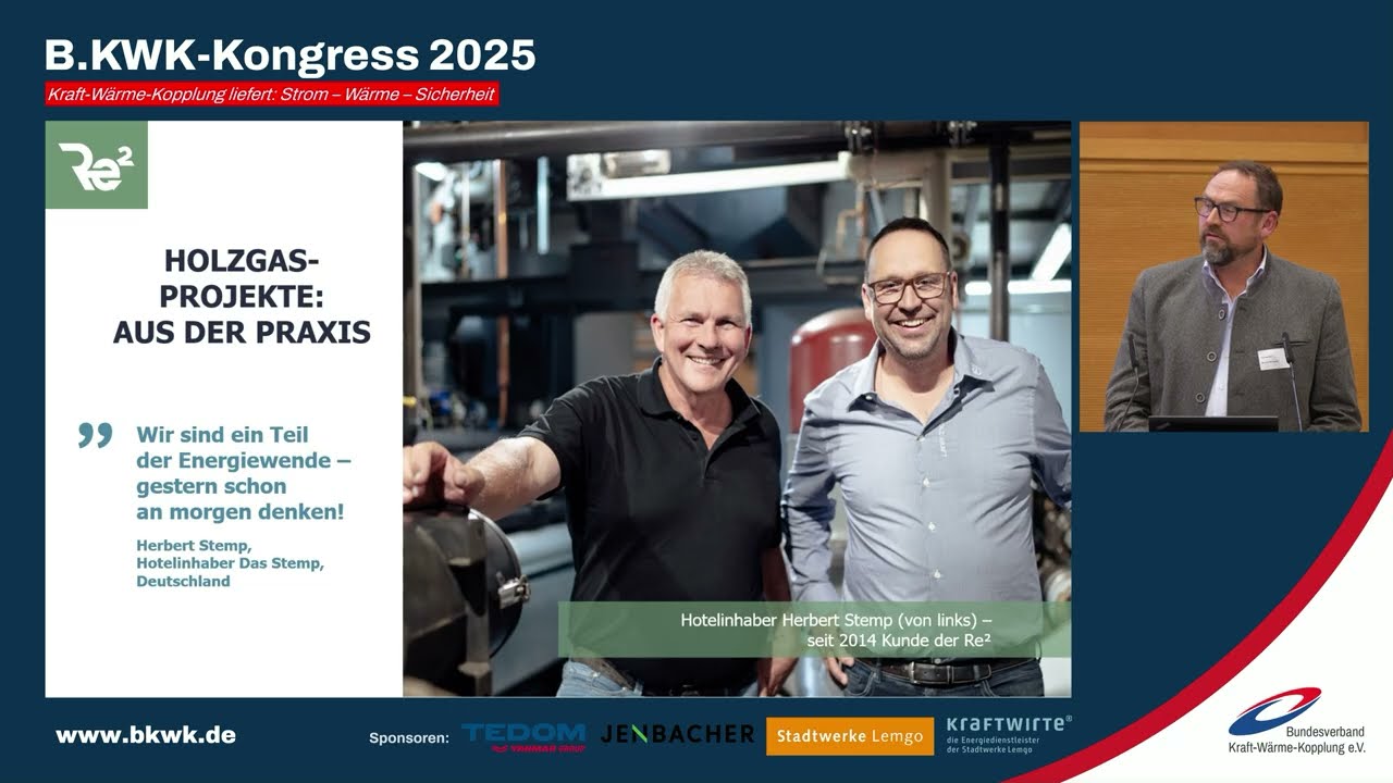 Strom aus Biomasse: Flexibilisierte KWK-Holzgasnutzung [B.KWK-Kongress 2025]