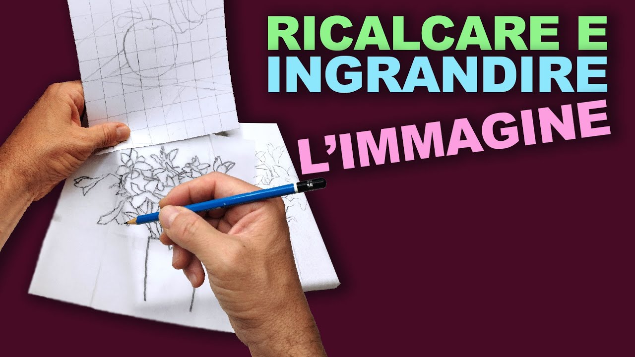 Come faccio a copiarla sulla tela?