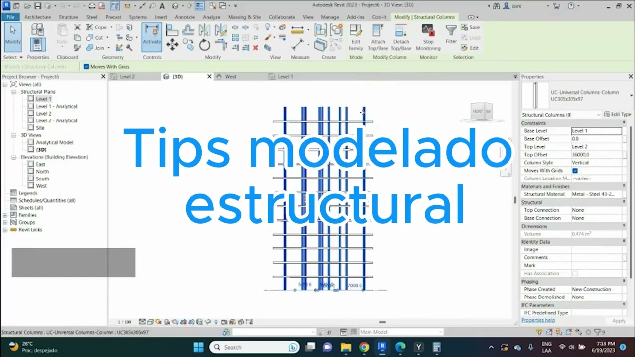 3  MODELADO ESTRUCTURAL