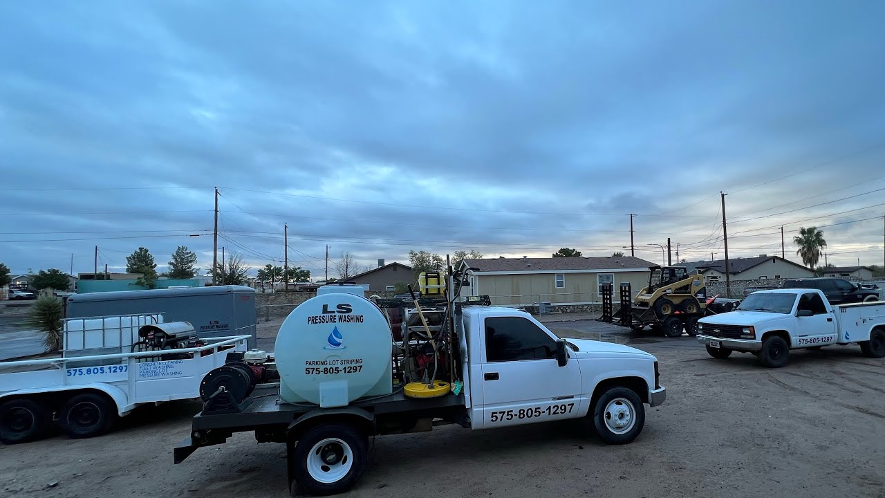 Flatbed Pressure Washing Rig! #pressurewashing #newmexico #entrepreneur #selfemployed #motivation