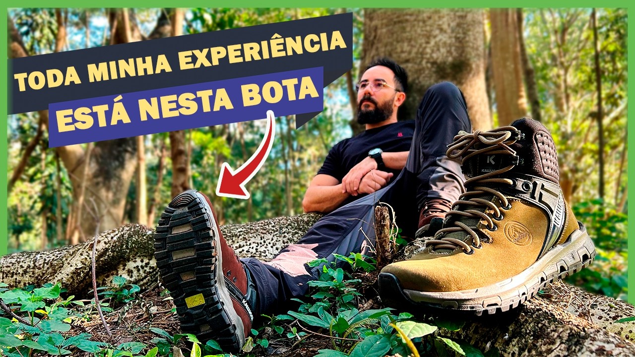 Bota Canal Outdoors 100k, a melhor bota para atividades outdoor!