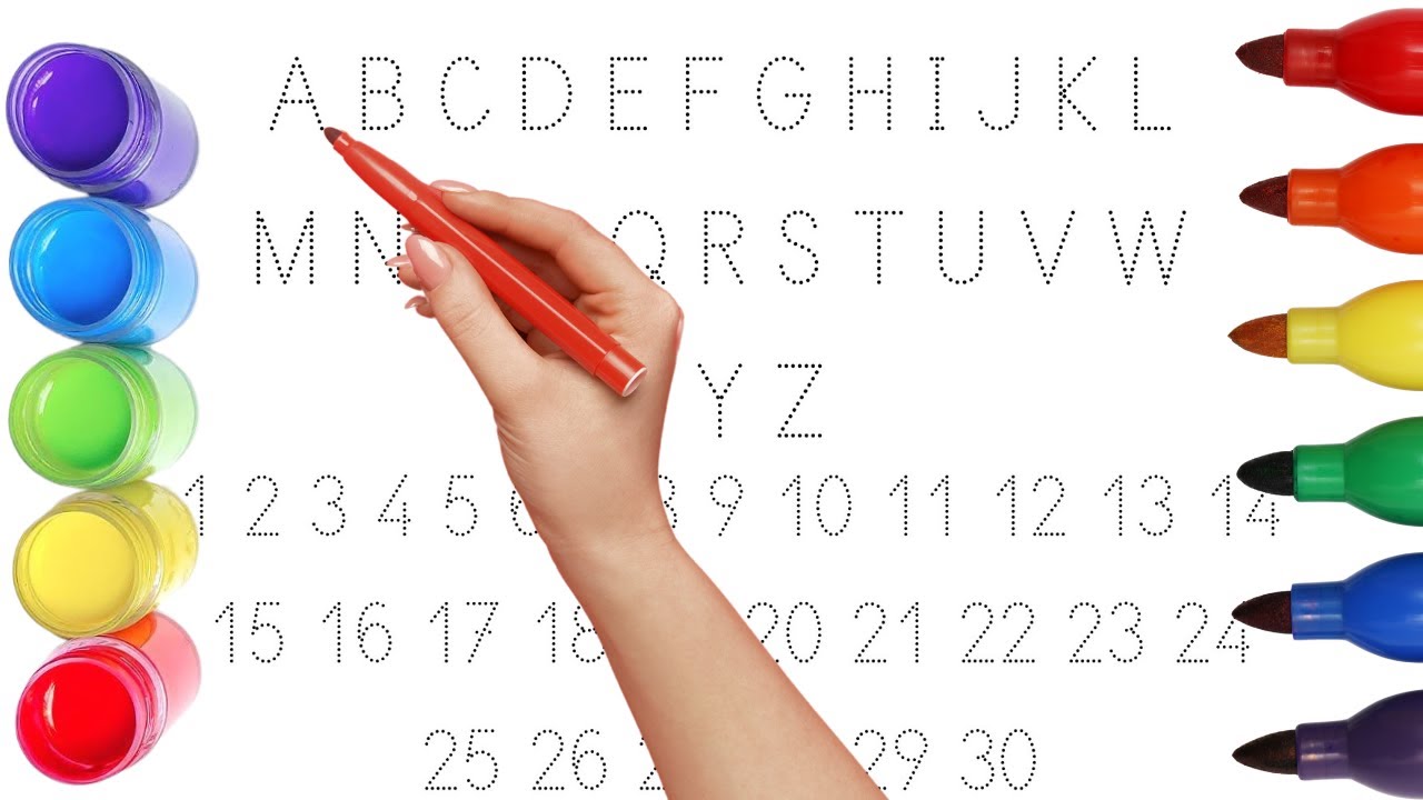 1 to 20 Number Writing Practice | Tracing Numbers for Kids | Learn to Write 1&ndash;20