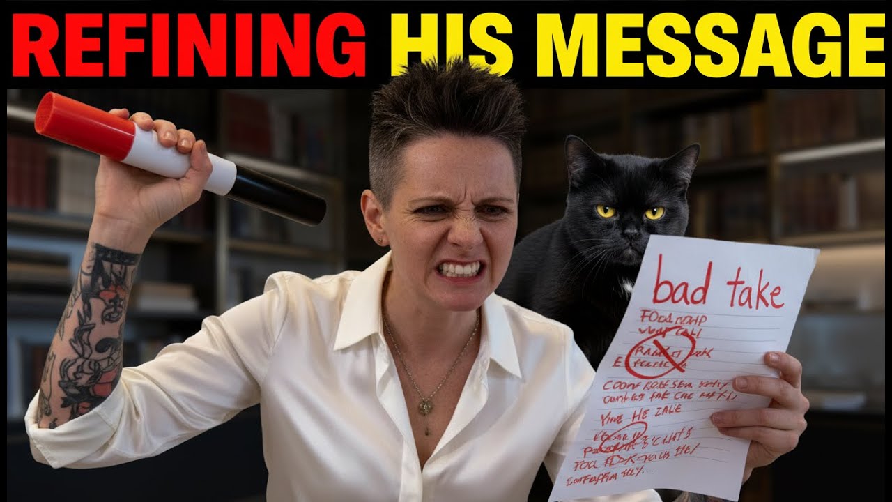 He just needed a little help to refine his message
