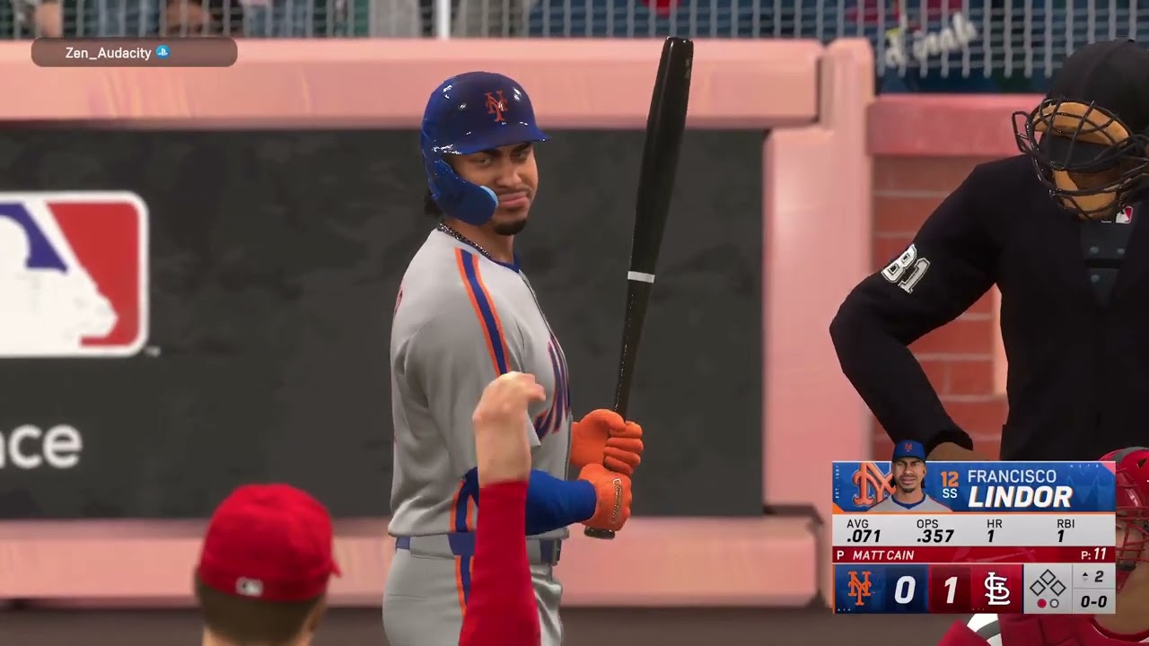 MLB The Show 25: DDS - S10 - Interleague - Gm 12 - Series 1 of 1 - NYM @ STL