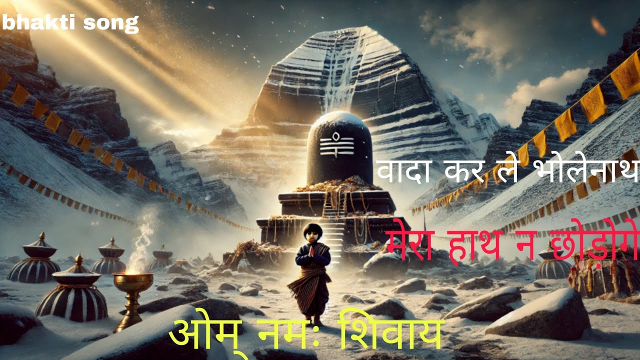 वादा कर ले भोलेनाथ || मेरा हाथ न छोड़ोगे || shiv ji video|| gaana bhakti song video
