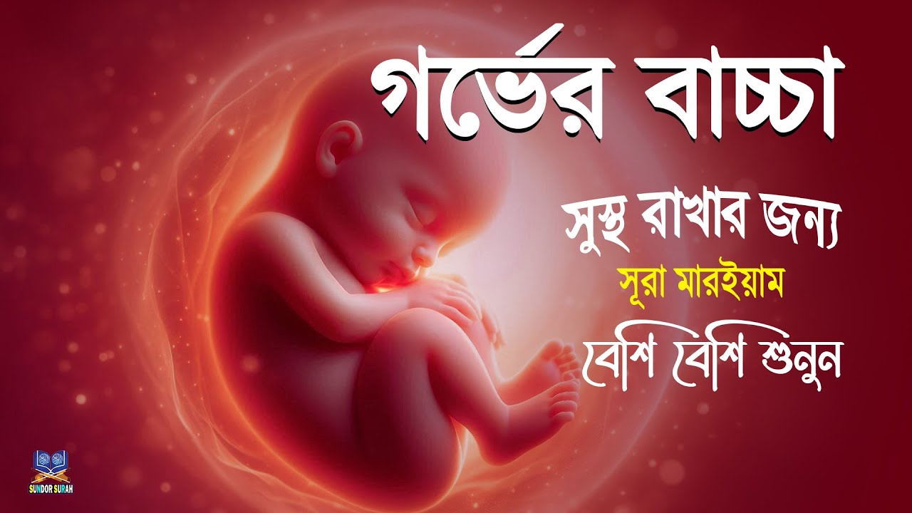 সূরা মার‌ইয়াম l গর্ভের বাচ্চা সুস্থ রাখার জন্য বেশি বেশি শুনুন l SURAH MARYAM l By Alaa Aqel