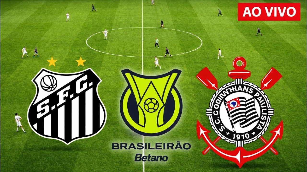 🔴SANTOS X CORINTHIANS AO VIVO COM IMAGENS | BRASILEIRÃO | JOGO COMPLETO SIMULAÇÃO PES2021