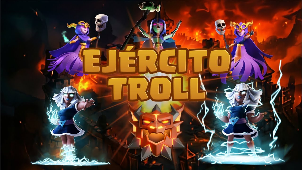 🚨EJÉRCITO TROLL🚨 | NO ESPERABA que FUNCIONASE 💥 | CLASH OF CLANS #clashofclans #th18