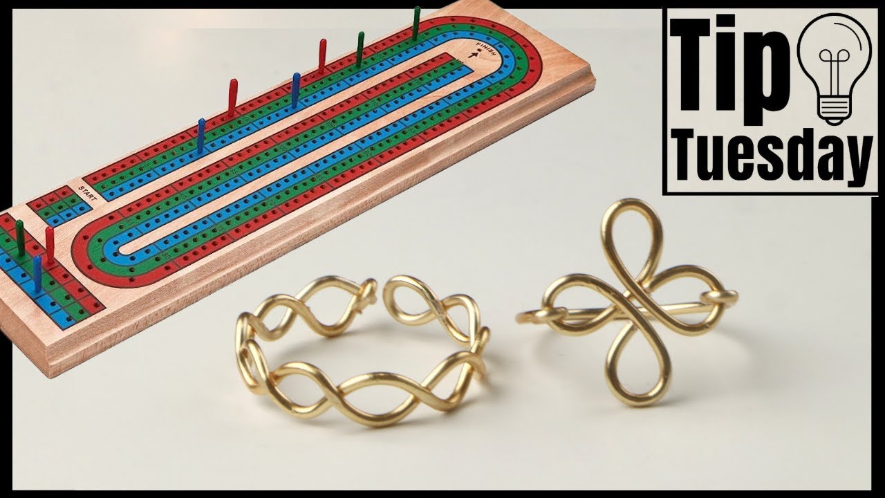 Wire Rings  made with a Cribbage Board Jig Tutorial