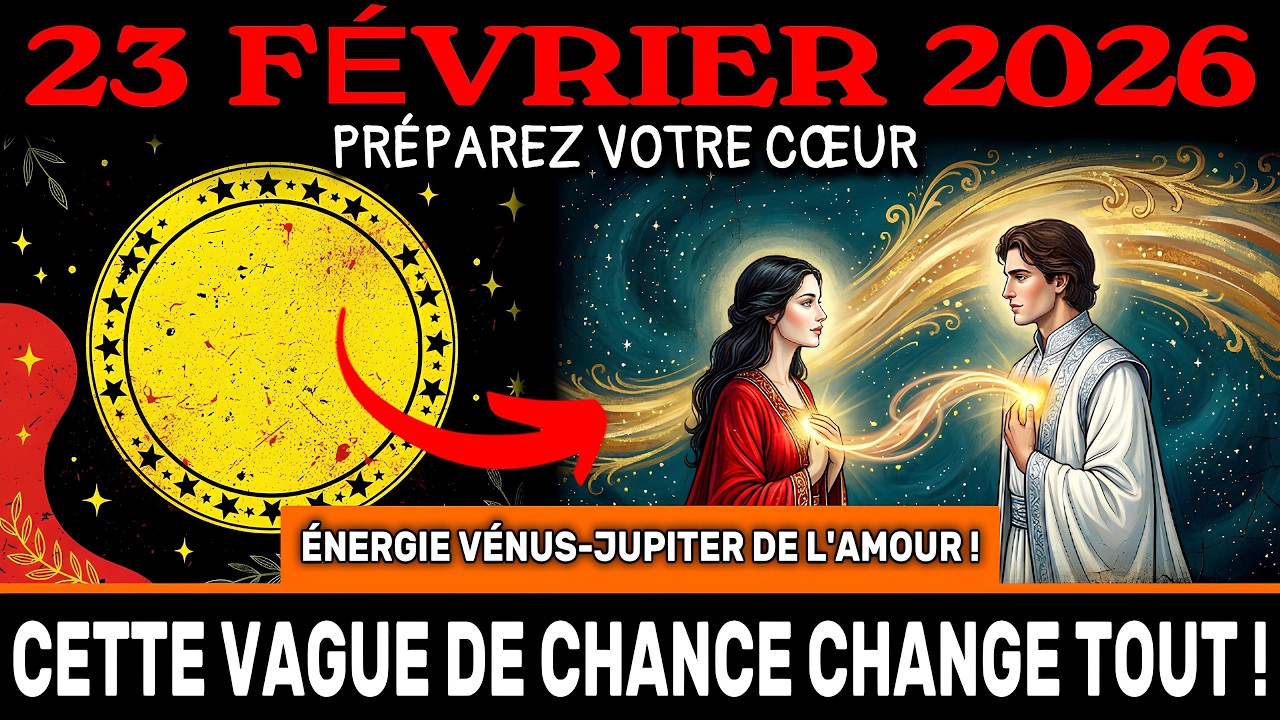 ATTENTION ! ÉNERGIE VÉNUS-JUPITER AGIT ENCORE ! 23 fév – utilisez la VAGUE DE CHANCE pour l'AMOUR !