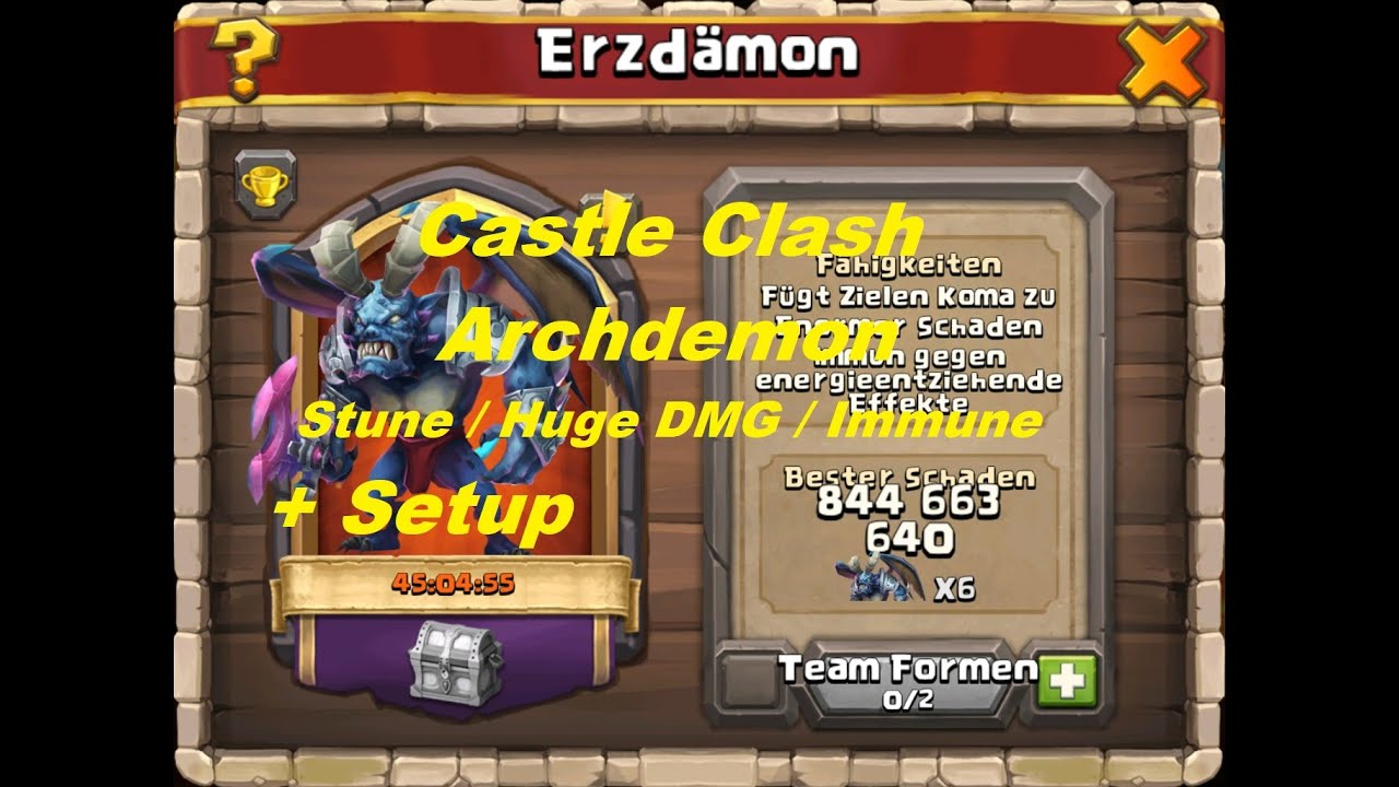 Castle Clash/Archdemon/12.844 Billion/Stune-Huge DMG