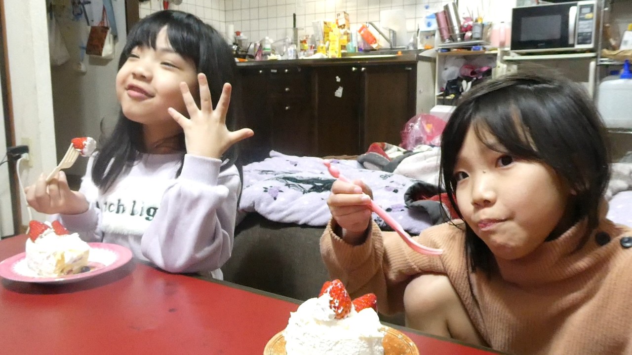 令子の誕生日ケーキ