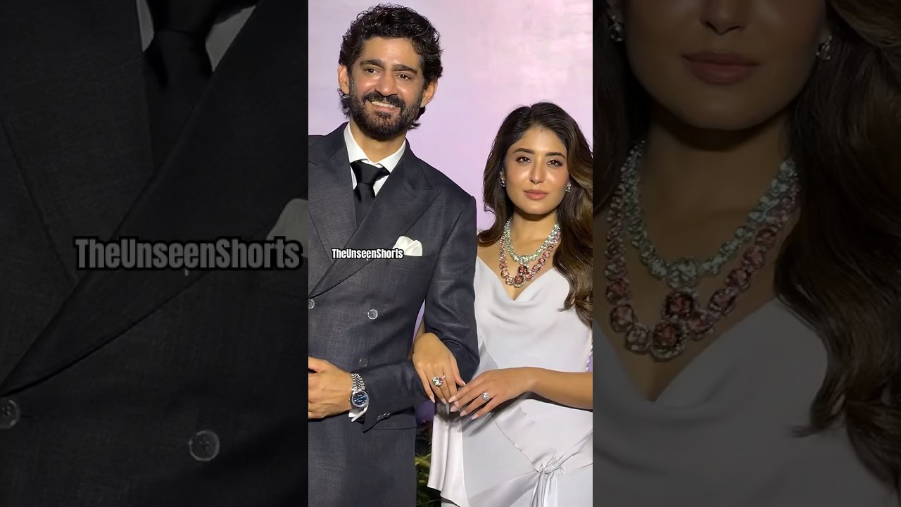 Newlyweds Kritika Kamra🔥and Gaurav Kapur😎take a reception night pause for the cameras 📸