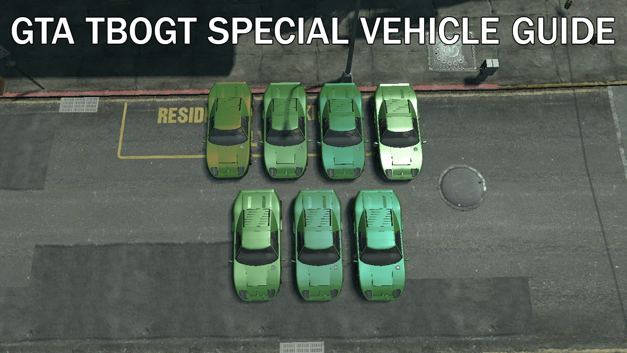 GTA TBoGT Special Vehicle Guide: Lustered/EC Green and Black Bullet GT