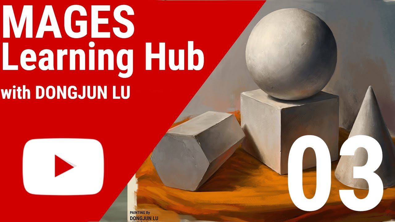 Digital Painting Tutorial 03 - Gypsum Geometry