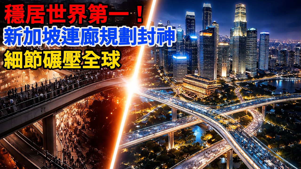 穩居世界第一！新加坡連廊規劃封神，細節碾壓所有城市