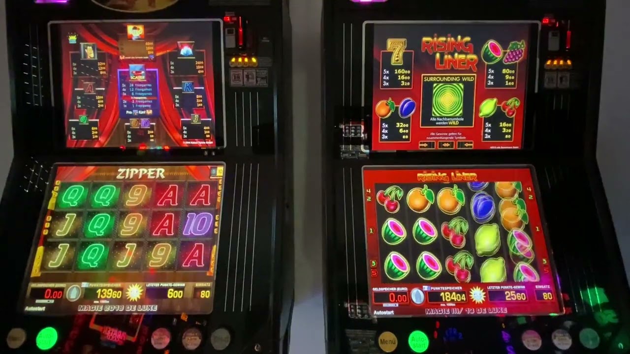 😁🎇Merkur Multi Zocken Rising Liner vs Zipper sch&ouml;ne Bilder und Freispiele Homespielo Casino Slot✨💪👈