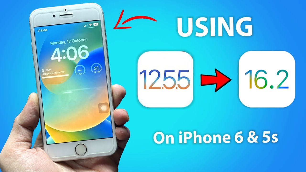 How to Update iOS 12.5.5 to iOS 16.2 || Install iOS 16.2 on iPhone 5s & 6