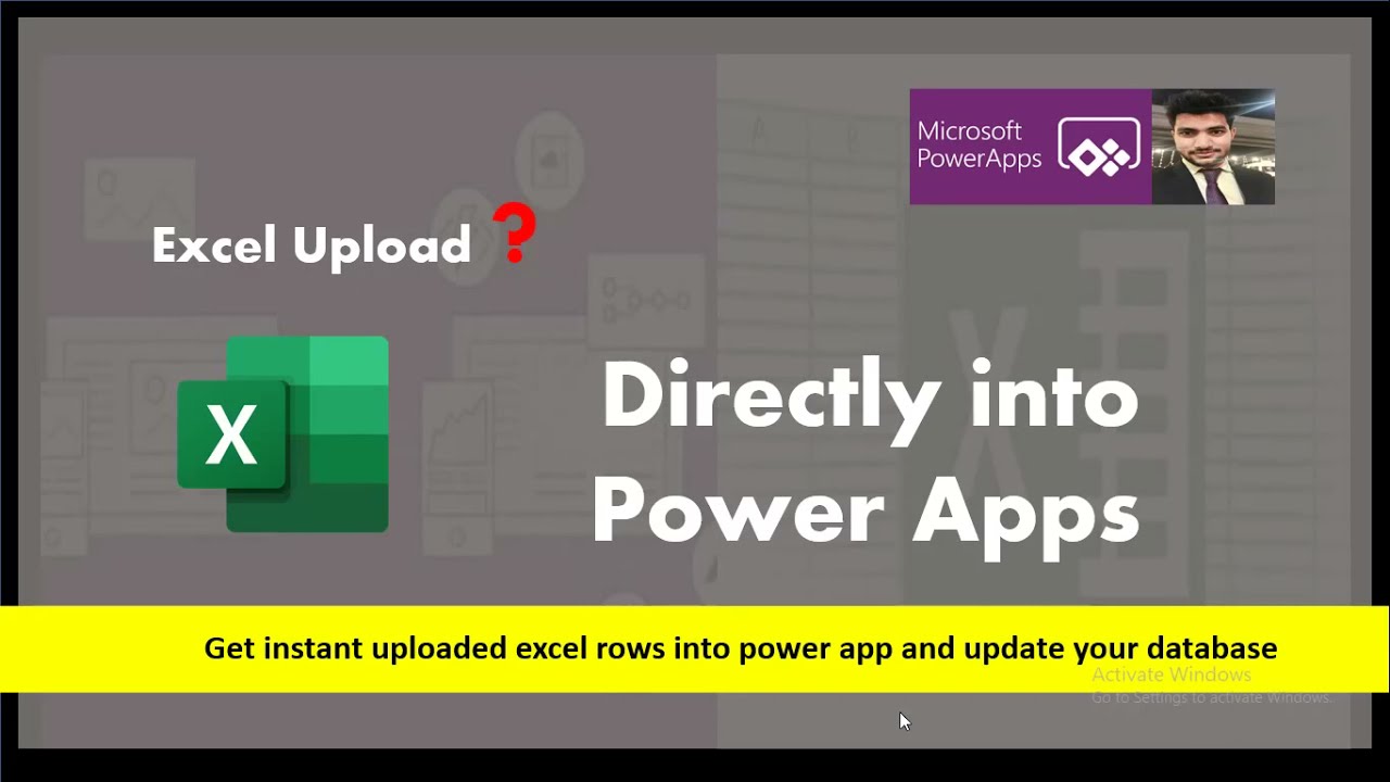 upload excel in powerapps | get uploaded excel rows in powerapps