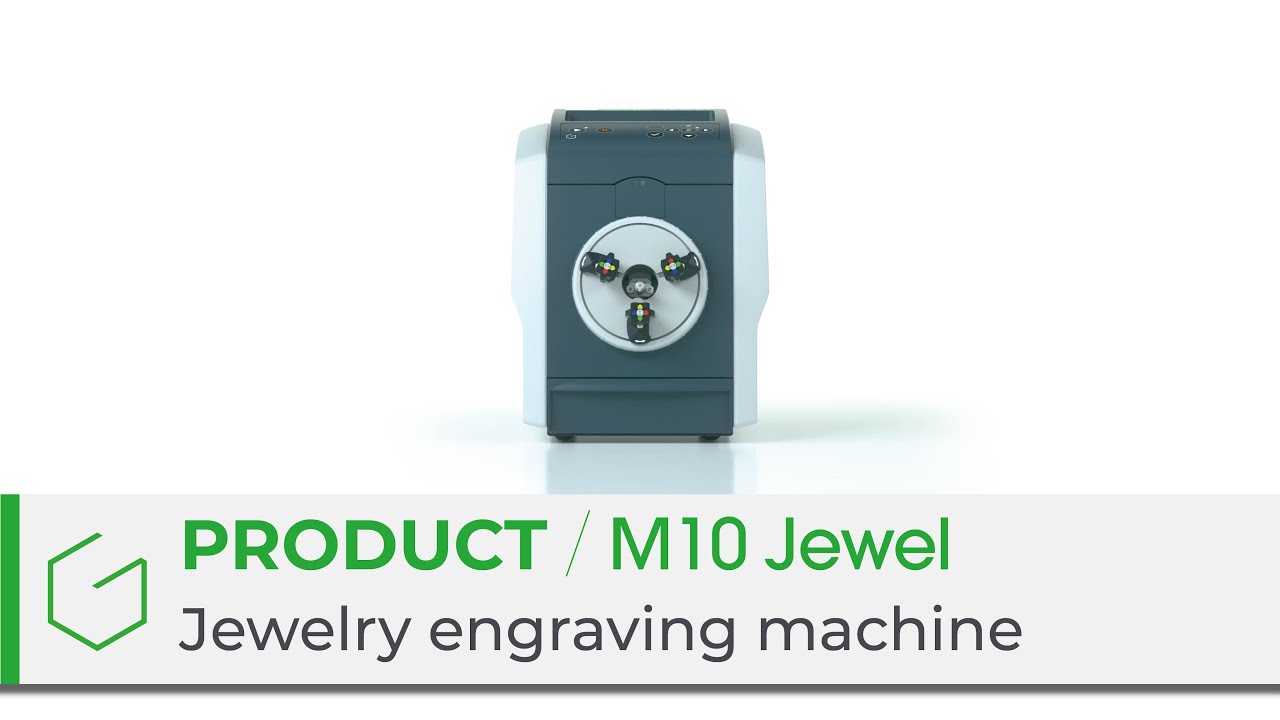 M10 Jewel, the jewelry engraving machine for rounded jewels