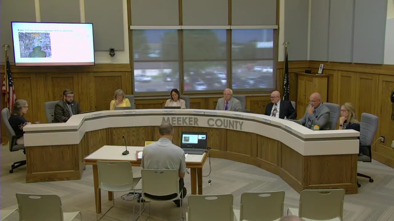 August 5, 2025, Meeker County Board of Commissioners Meeting