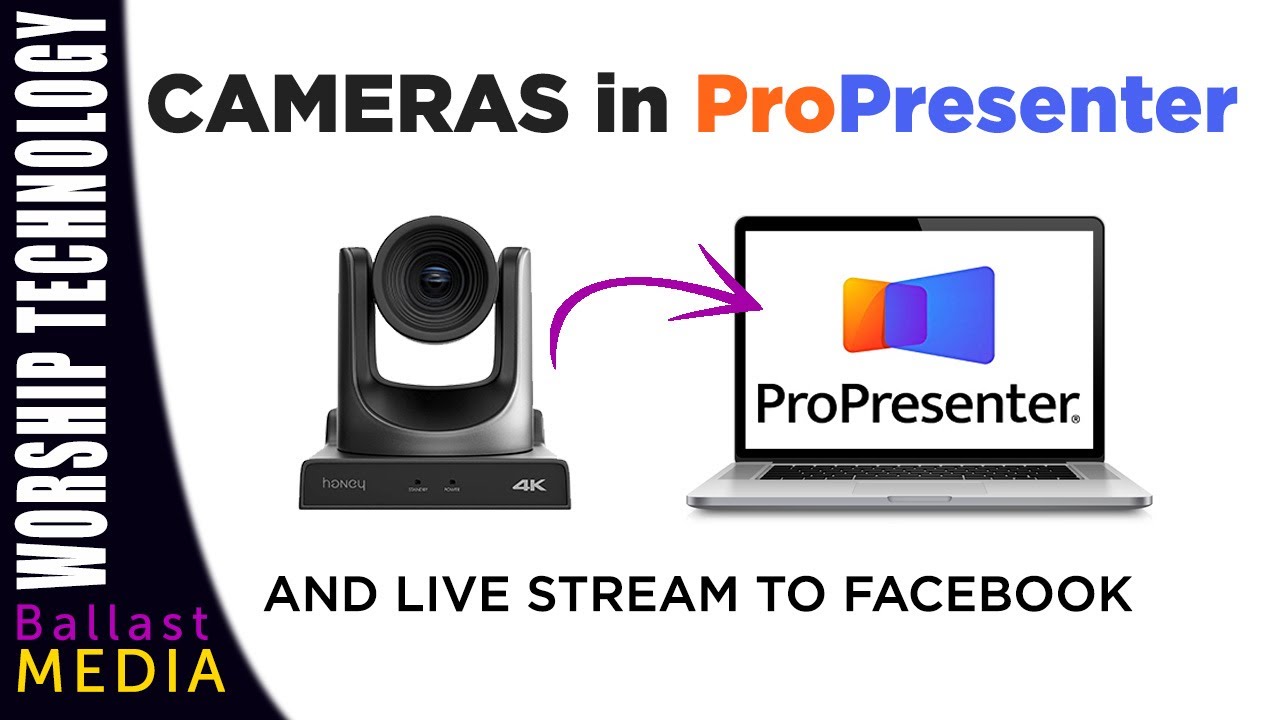 Using Cameras in ProPresenter - Live Stream to Facebook from ProPresenter