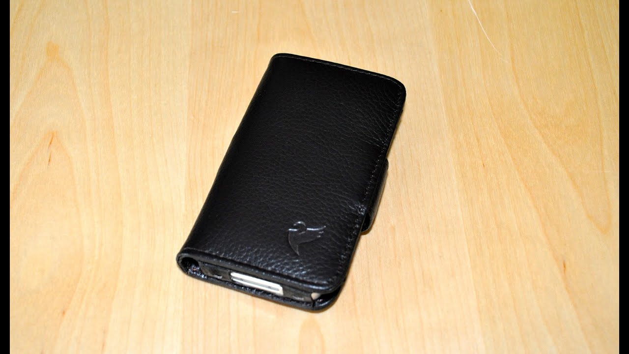 BellaVita Espresso Leather Wallet for iPhone 4/4s