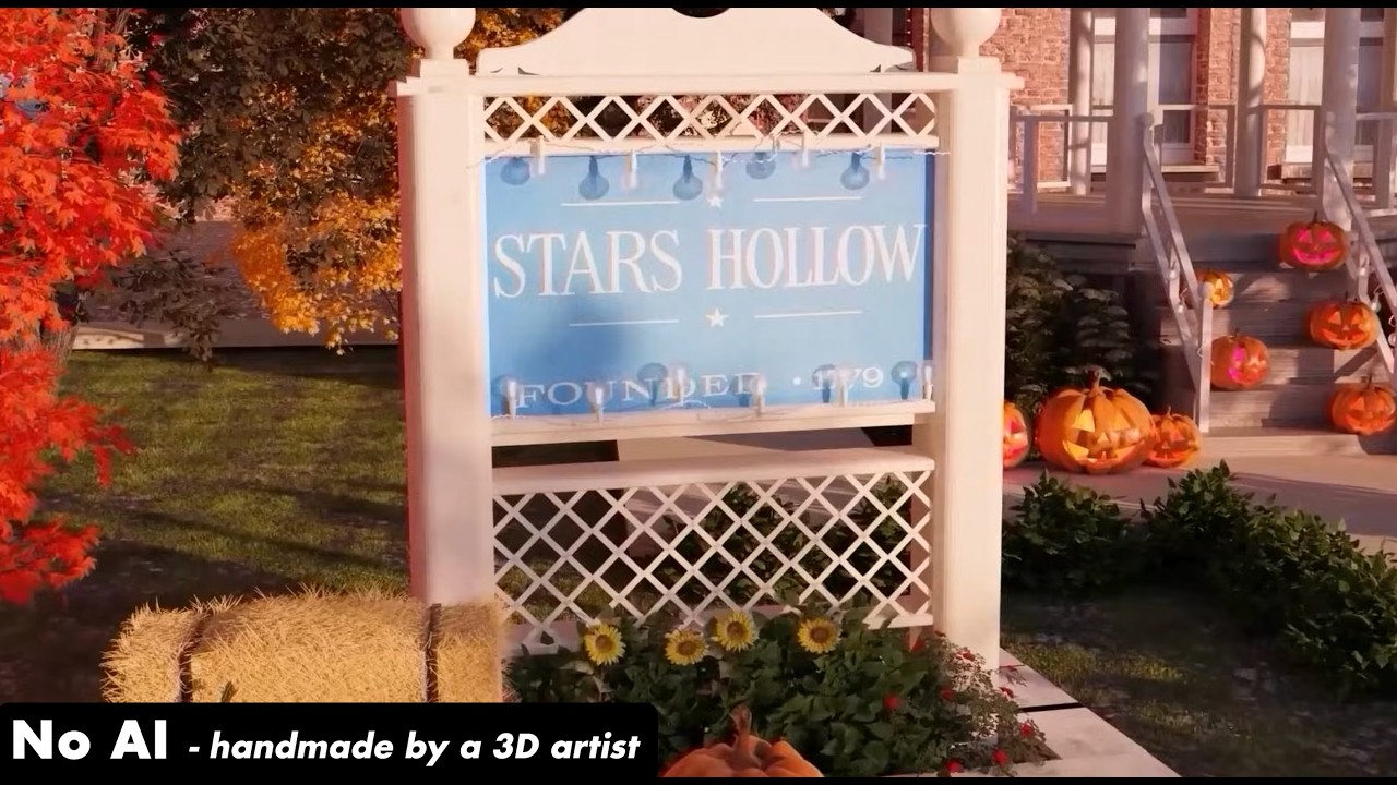 🍂Gilmore Girls Ambience ~ with Soft Indie Folk Music