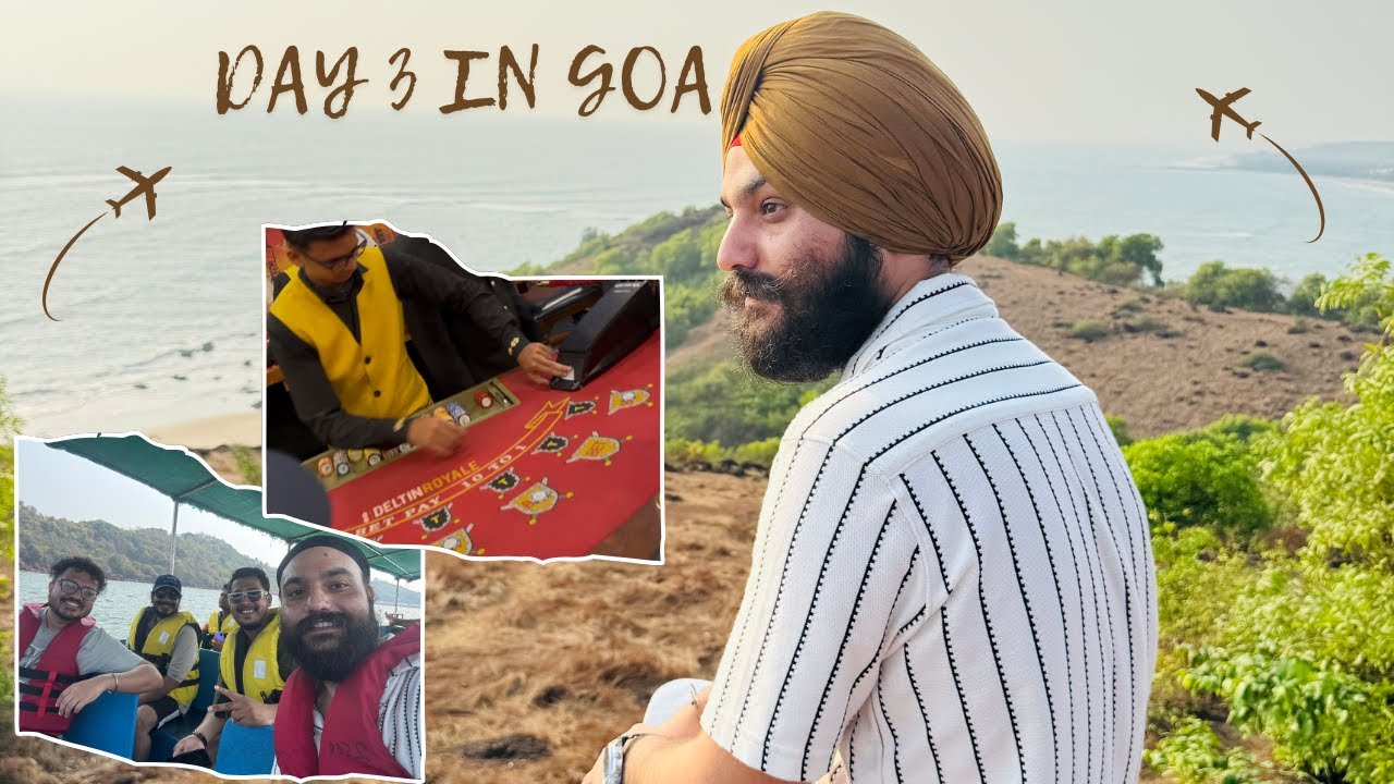 Crazy First Time Boat & Casino Experience in Goa || Day 3||Vlog 57|| @jatinderslife||#goa  #travel