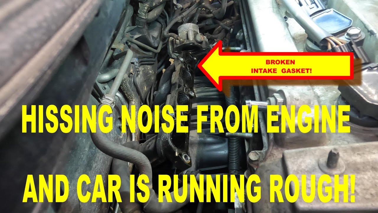 CUSTOMER STATES CAR IS RUNNING ROUGH AND HIGH IDLE! HOW TO REPLACE A INTAKE GASKET ON A TOYOTA CAMRY