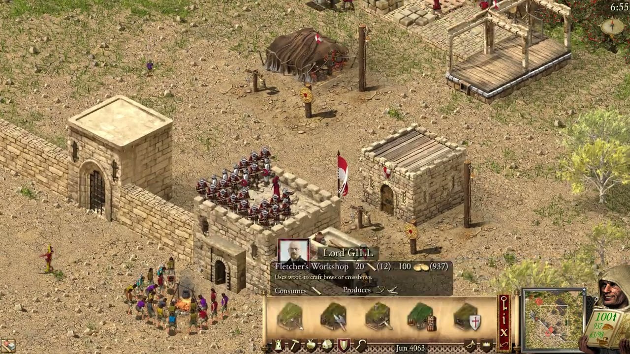 Stronghold Crusader Definitive Edition Mission-41 - Thunder Hill - 50 Maps Trails - Fast