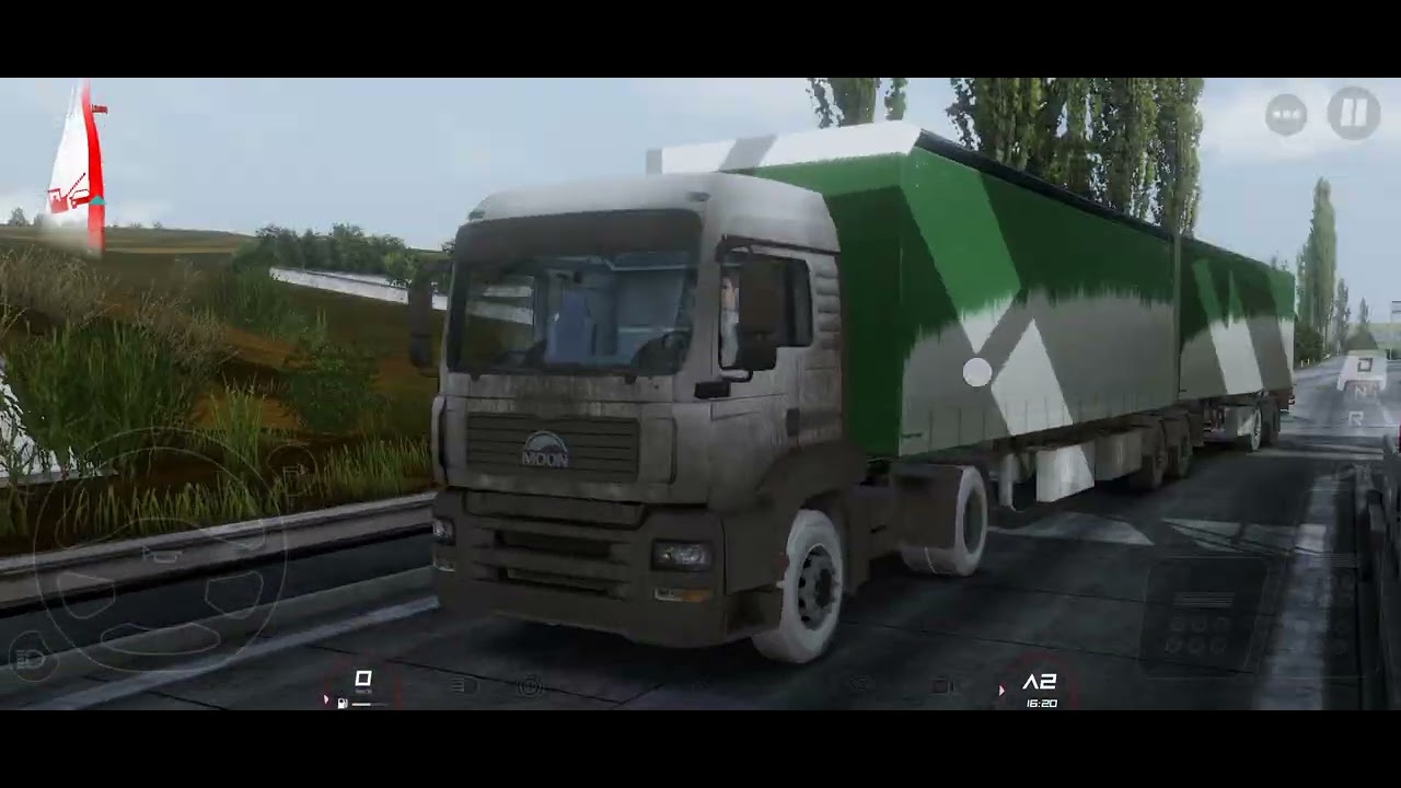 TRUCKERS OF EUROPE 3 MOBILE GAME=AMAZING TRUCK DRIVING EXPERIENCE 😎😎💯❤️. #shorts #truckersofeurope3 