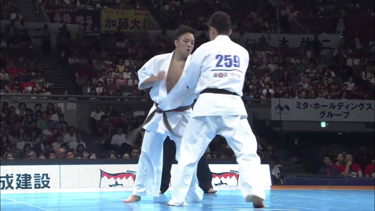 【JFKO】第1回全日本フルコンタクト空手道選手権大会　男子重量級　決勝　山本和也　対　島本雄二
