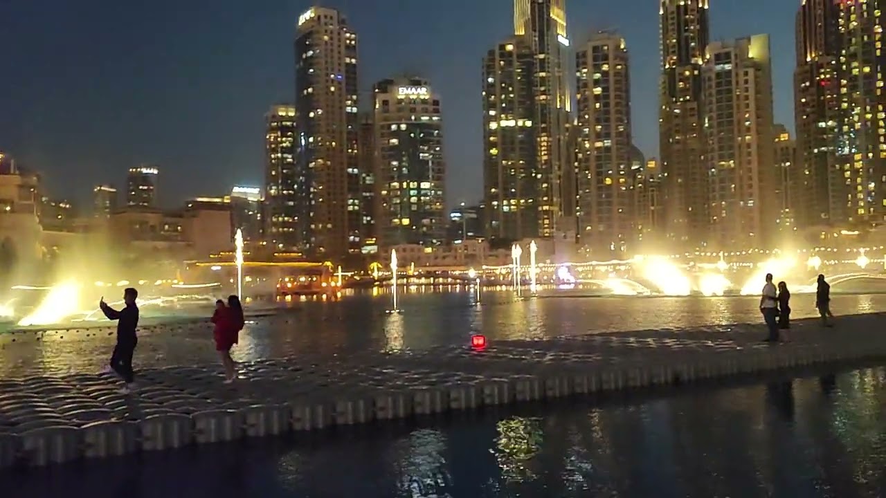 The Dubai Fountains(First time ever) The Prayer-Celine Dion, Andrea Bocelli