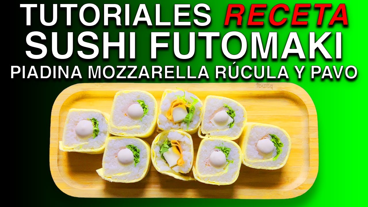 Como hacer preparar receta sushi de pollo en casa con arroz normal sin algas casero paso a paso