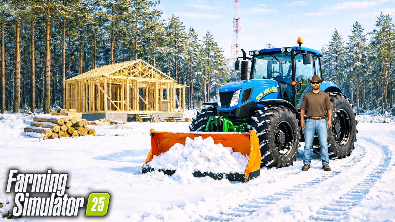 1 YEAR in the WINTER FOREST! Here’s what happened… Farming Simulator 25