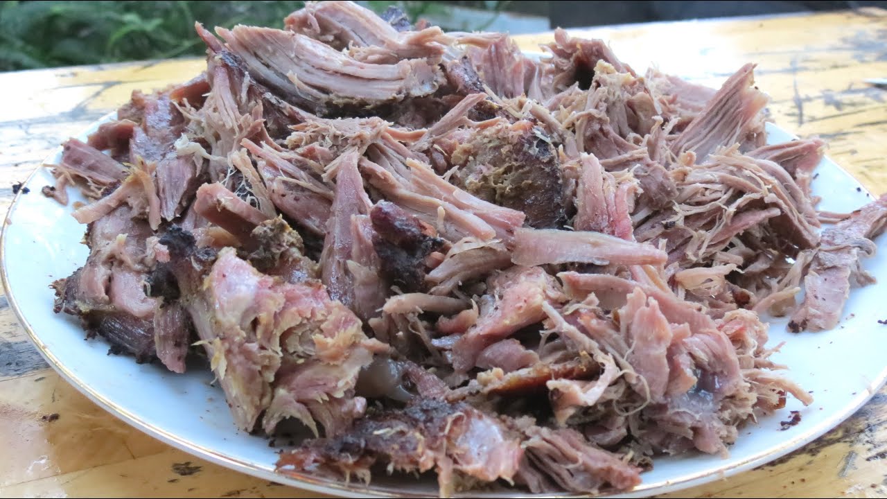 How to Smoke a Wild Boar Shoulder Roast with Mesquite Cactus Rub