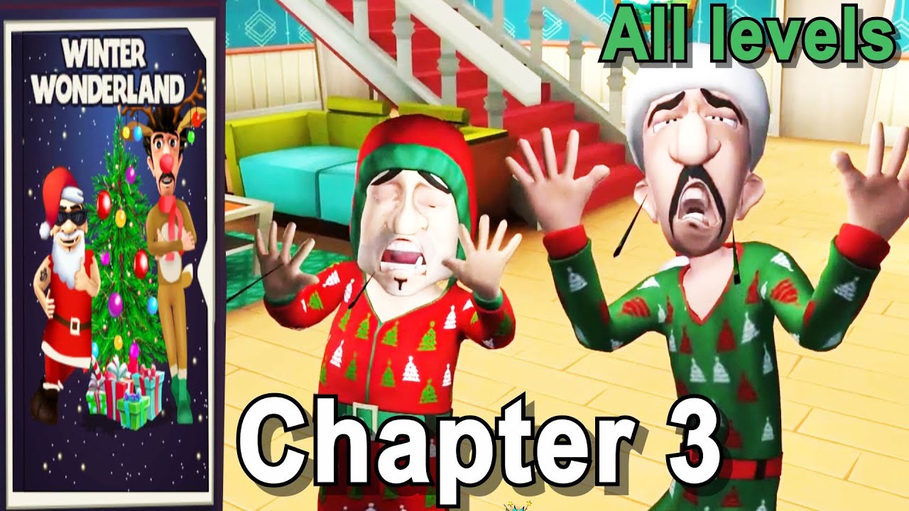 Scary Robber Home Clash 1.9.9 — Глава 3 Зимняя сказка, Рождество, Руководства по уровням