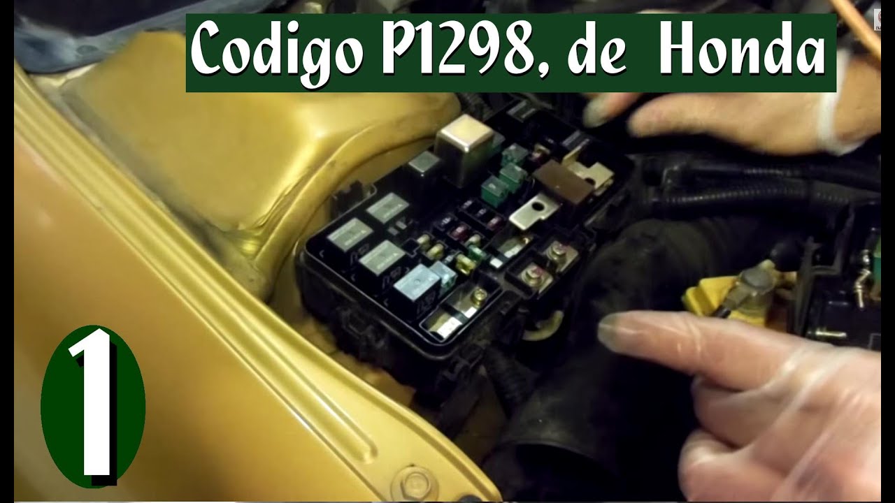 Diagnostico de codigo de falla electrico honda P1298. parte 1