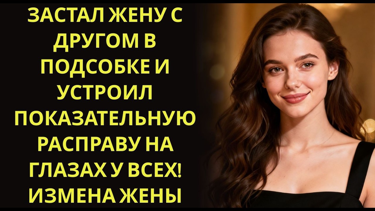 Застал жену с другом в подсобке и устроил показательную расправу на глазах у всех! Измена жены