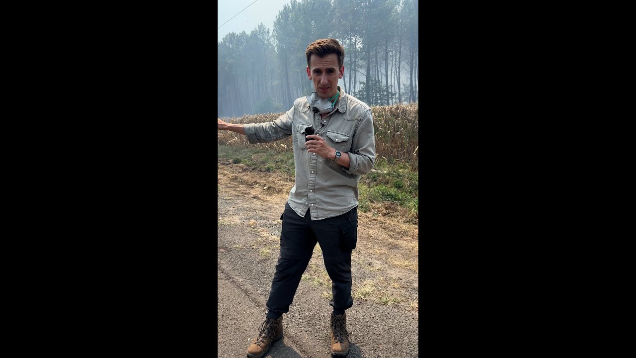 On the frontlines of France's battle with historic fire