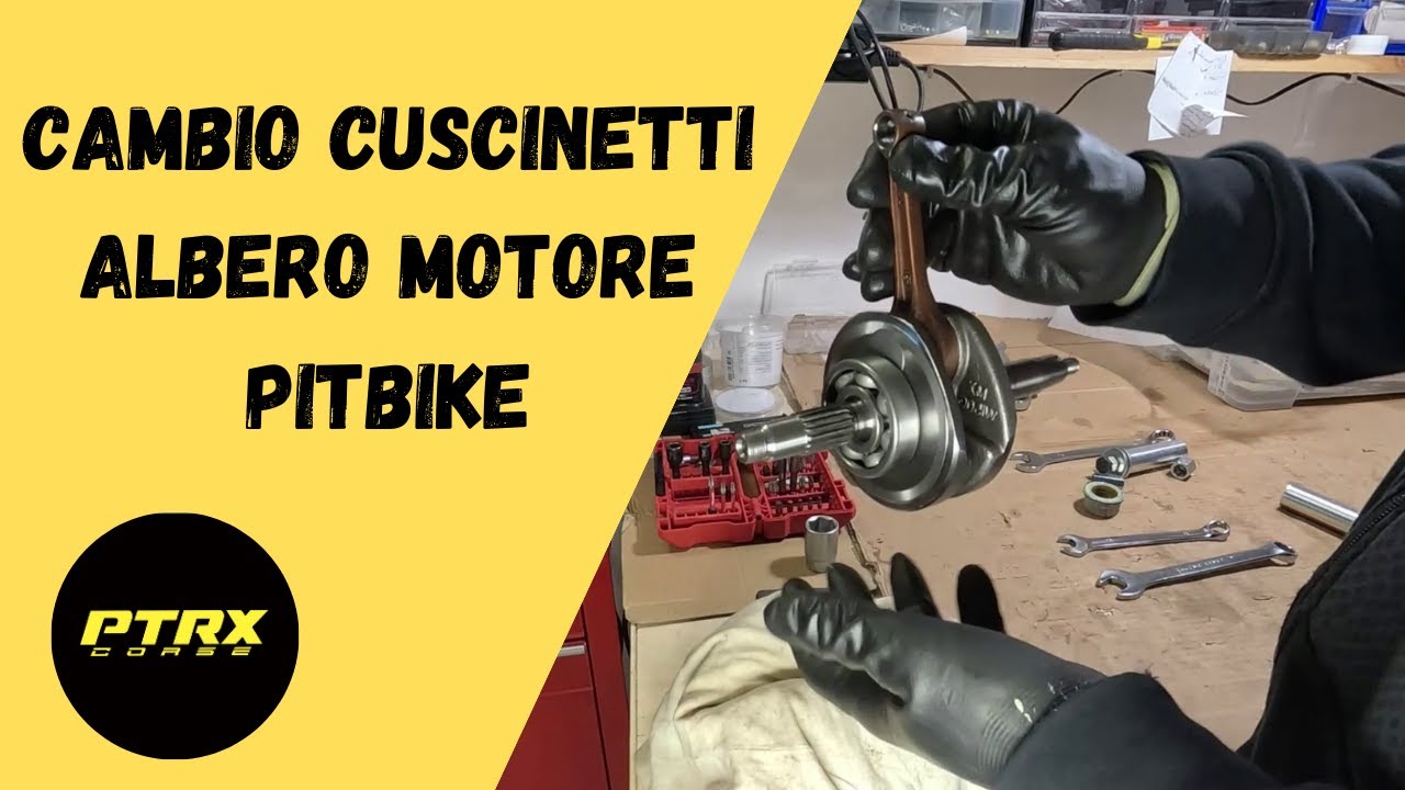 CAMBIO CUSCINETTI ALBERO PITBIKE