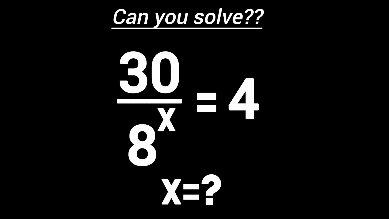 Nice Algebra Maths Simplification | Find the value of x? | Algebra 